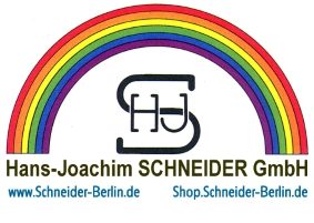 Hans-Joachim Schneider GmbH Logo der Firma Hans-Joachim Schneider GmbH mit Regenbogen und Website-Adresse.