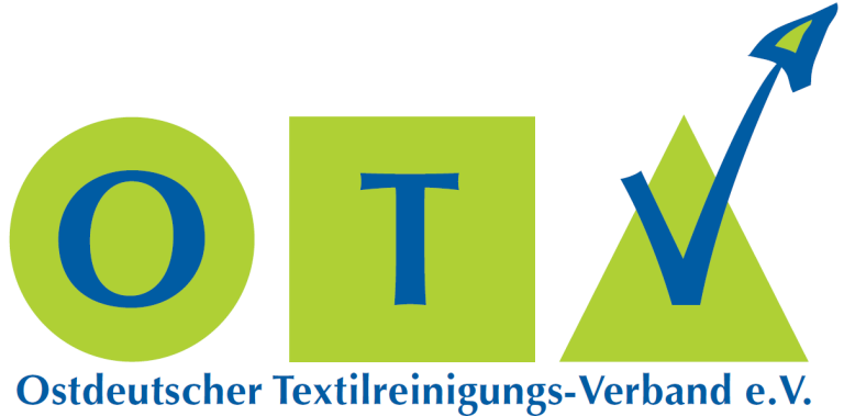 Ostdeutschen Textilreinigungs-Verbandes e.V. Logo des Ostdeutschen Textilreinigungs-Verbandes e.V. mit den Buchstaben OTV und geometrischen Formen.
