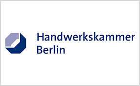 Handwerkskammer Berlin Logo der Handwerkskammer Berlin in blauen und grauen Farben.